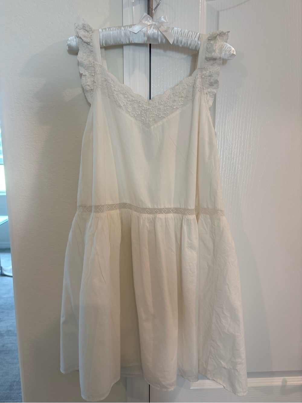 Sezane cotton mini dress size 38
